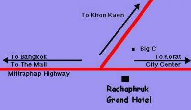 Rachaphruk Grand Hotel Nakhon Ratchasima Bagian luar foto